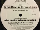 John Waite LP King Biscuti Flower Hour RARE Live THE BABYS