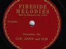 RARE   WARREN CAPLINGER - CAP, ANDY and FLIP  (FIRESIDE MELODIES N-20062/64)