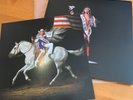 Beyonce Cowboy Carter BLUE vinyl WITH PRINT Limited Hat Back Cover Texas 2LP