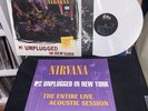 NM/NM Nirvana MTV Unplugged In New York 1994 LP DGC-24727 White vinyl+Promo Flat