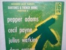 JOHN COLTRANE PEPPER ADAMS Modern Jazz PRESTIGE 6 MICROGROOVE RVG 1958 EXCELLENT