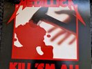 Metallica Kill Em All 1988 Reissue Vinyl On Elektra Label In Good Condition.