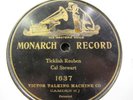 1902 ANNOUNCED Laughing Record VICTOR MONARCH 1637 TICKLISH REUBEN Cal Stewart