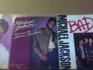 3 EX 45 & picture sleeves Michael Jackson Thriller Pretty Young Thing BAD