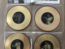 Queen 4 Pack Interview Coloured GOLD Vinyl 7” Disc Rare