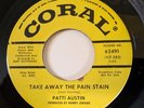 Patti Austin, Promo, N. Soul, R&B, Take Away the Pain Stain, Coral 62491, VG+
