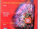 Edith Peinemann: Bartok- Rhapsody Op 1 f Violin, Bloch- Nigun, Josef Suk/ Pick