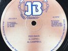 AL CAMPBELL 'FEEDBACK/PT2' RARE 1981 HEAVYWEIGHT ROOTS REGGAE OG JB MUSIC UK 12
