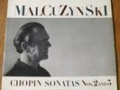 MALCUZYNSKI-Chopin Piano Sonatas No.2 & 3 COLUMBIA UK LP SAX 2444 STEREO ED1