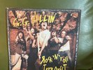 GG ALLIN: Rock n Roll Terrorist 2 LP Vinyl Munster Records 2000 Punk VG+ Rare