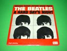 The Beatles A Hard Days Night RARE PROMO WHITE LABEL Vinyl LP Record UAL 3366