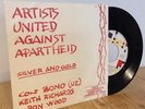 BONO U2   KEITH RICHARDS & RON WOOD Rolling Stones [SILVER AND GOLD] PROMO 45