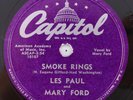 Les Paul & Mary Ford – Smoke Rings / Good Old Summertime 1952 78 rpm Record 2123