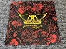 Aerosmith - Permanent Vacation Vinyl Record RED/BLACK Marble 2019