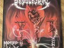 Sepultura Morbid Visions Cogumelo First Press Vinyl Black/White Labels 1986