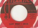 THE DRIFTERS Baby What I Mean ATLANTIC  NORTHERN SOUL USA 45
