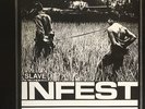INFEST slave Red Vinyl Neanderthal Crossed Out Spazz