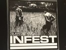 INFEST slave Green Vinyl Neanderthal Crossed Out Spazz