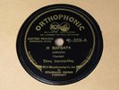 four vintage Greek music Orthophonic label 78rpm records - Mediterranean music