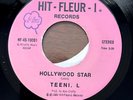 Teeni. L - Hollywood Star Power Pop Girl Punk with Original Stamped Sleeve  Hear