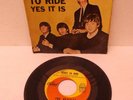 Vintage The Beatles Ticket to Ride Yes It Is 45 Record 5407 with Sleeve VG+