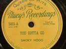 BLUES 78 rpm SMOKY HOGG MACY'S 5003
