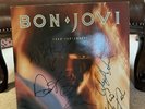 BON JOVI 7800 Fahrenheit Vinyl/LP | Fully Signed x5 Jon/Richie/David/Alex/Tico