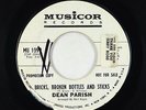 Northern Soul 45 - Dean Parrish - Bricks, Broken Bottles - Musicor - promo