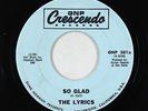 Northern Soul 45 - Lyrics - So Glad - GNP Crescendo - VG+