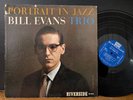 Bill Evans Portrait In Jazz 1960 Riverside Records Mono Vinyl LP Paul Motian