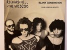 Richard Hell & the Voidoids - Blank Generation (1977) 45 rpm Sire 1003 (PS) VG+