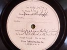shellac VICTOR test NAT SHILKRET OR Lay  Down To Sleep In Caroline 78 rpm E- 26'