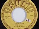 Rockabilly 45 WARREN SMITH Miss Froggie SUN HEAR a