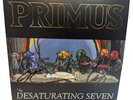 Primus The Desaturating Seven SIGNED Vinyl LP RAINBOW SPLATTER Les Claypool +
