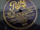 ISIDOR PHILIPP - ANDRE PASCAL / SAINT-SENS sonata op.75    / PATHE  PAT 15/17