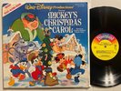 Walt Disney Mickey’s Christmas Carol LP Disneyland Holiday Scrooge Dickens EX