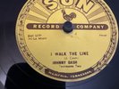 Sun 78 RPM Johnny Cash - I Walk The Line 241 V+ Label Pressing Error