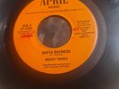 Mighty Threes Rasta Business April Records Ap 12552/A/B hand etched on dead wax