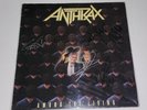 Anthrax Among The Living UK First Press Island ILPS-9865 Vinyl LP 1987 SIGNED