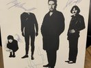 The Stranglers Black And White Vinyl LP Record AUTOGRAPHED SIGNED. Read Desc