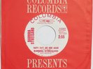 BARBRA STREISAND Happy Days Are Here Again COLUMBIA 45 Near Mint 1962 Promo 7”