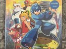 Mega Man 2 & 3 Soundtrack Limited X2LP Mega Buster Blue White Splatter Vinyl OST