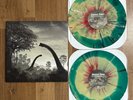 JURASSIC PARK movie soundtrack Dilophosaurus Green Yellow Red vinyl record mondo