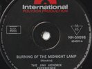 JIMI HENDRIX EXP. 45: BURNING OF THE MIDNIGHT LAMP +1 AUSSIE POLYD.INT. 59098 EX