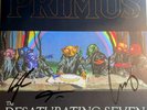 Primus - The Desaturating Seven SIGNED Midnight Rainbow Splatter Vinyl Record