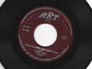 ROCKABILLY HORROR 45 - RANDY LUCK - I WAS A TEEN-AGE CAVEMAN - HEAR - 1958 ART