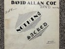 RARE LP David Allan Coe - Nothing Sacred D.A.C. 1979