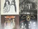 Aerosmith 4 LP Lot: Draw The Line +Get Your Wings +Night In The Ruts+ Toys Attic