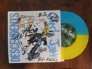 CIRCLE JERKS & DESCENDENTS 7 Inch Blue & Yellow Vinyl Limited SIGNED