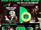 BOB DYLAN & THE BAND GREEN VINYL 3LP SET THE 1974 LIVE RECORDINGS + BONUS SINGLE